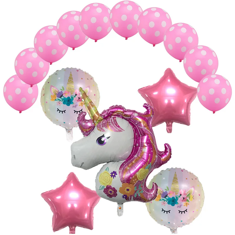 15pcs Unicorn flower Helium ballon Unicorn party 2.8g Latex Set Balloon Globos Wedding Birthday Party Decoration kids balloon
15pcs Unicorn flower Helium ballon Unicorn party 2.8g Latex Set Balloon Globos Wedding Birthday Party Decoration kids balloon