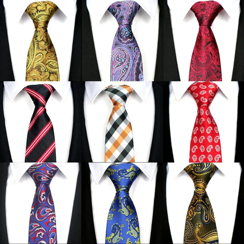 65 Colors Adult Classic 8CM Men Ties Polyester Silk Various Paisley Stripes Necktie Man Accessories Neck Tie prom Wedding Party
65 Colors Adult Classic 8CM Men Ties Polyester Silk Various Paisley Stripes Necktie Man Accessories Neck Tie prom Wedding Party