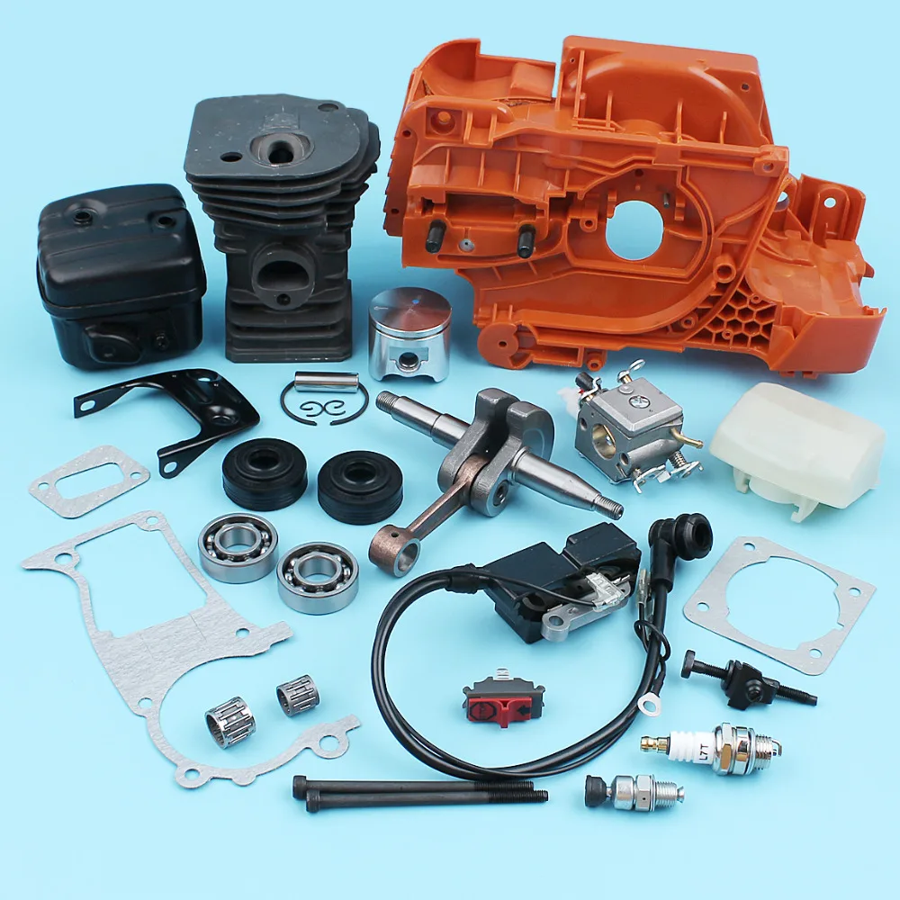 Crankcase 42mm Cylinder Piston Crankshaft Carburetor For Husqvarna 340 345 Ignition Coil Muffler Exhaust Bracket Bolts Tensioner
Crankcase 42mm Cylinder Piston Crankshaft Carburetor For Husqvarna 340 345 Ignition Coil Muffler Exhaust Bracket Bolts Tensioner