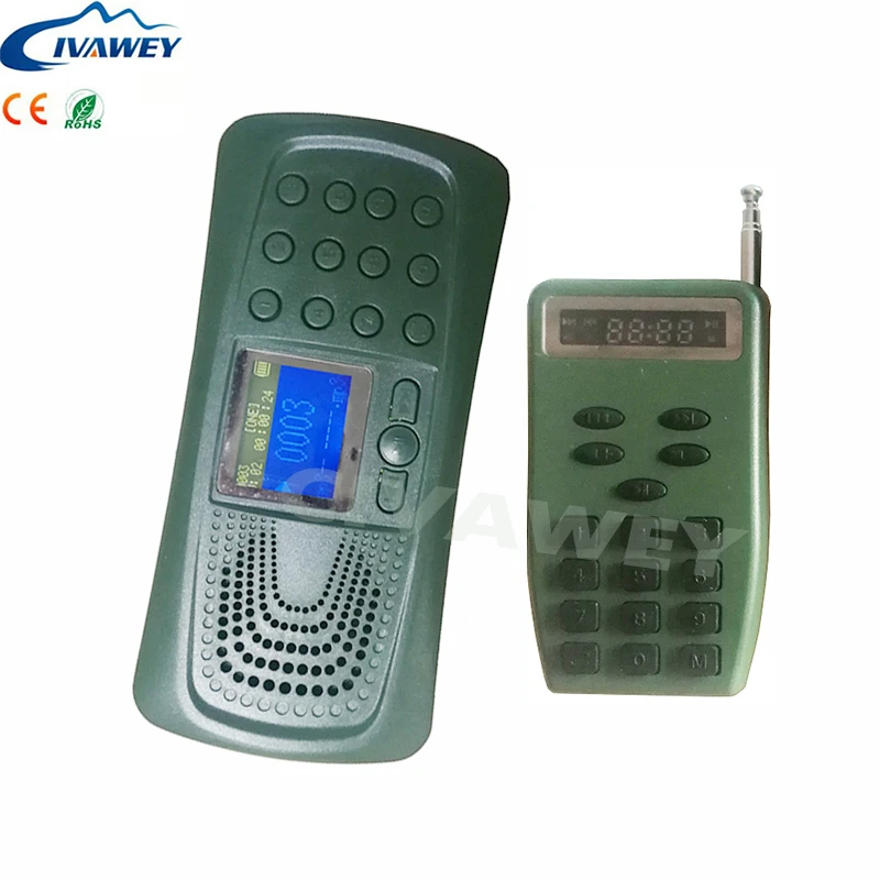 20W 126dB Speaker + 100M remote control Electronics Hunting Mp3 Bird Caller Sounds Player Hunting Decoy &Timer On/off
20W 126dB Speaker + 100M remote control Electronics Hunting Mp3 Bird Caller Sounds Player Hunting Decoy &Timer On/off