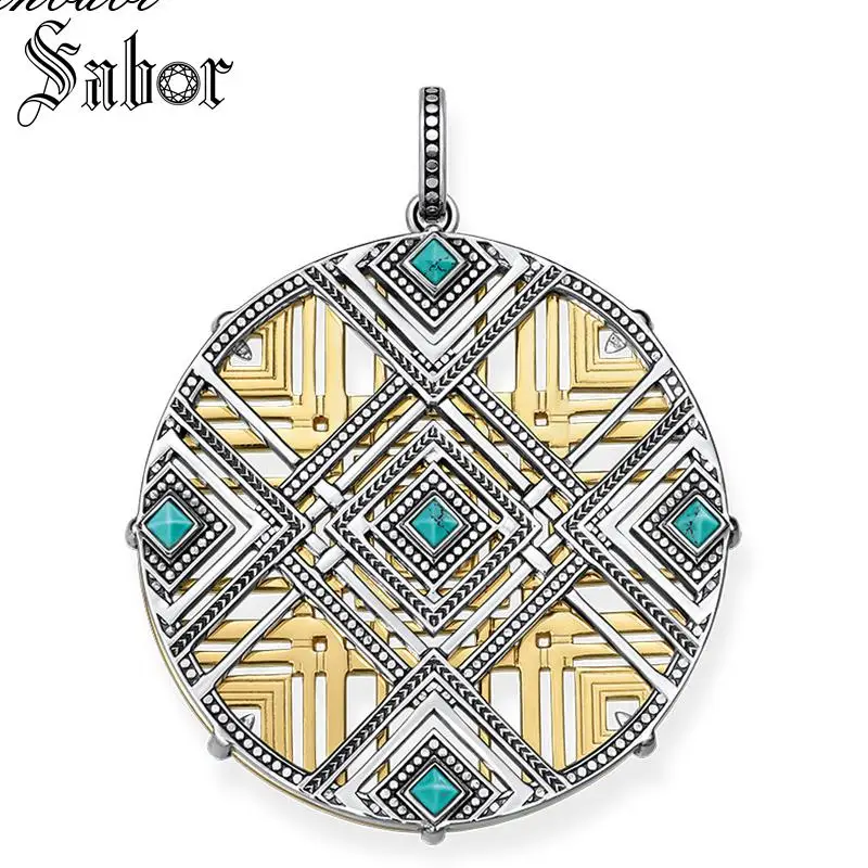 Pendant Blue Stone Ornament 925 Sterling Silver For Women Fashion Gift Round Pendant Fit Link Necklace thomas
Pendant Blue Stone Ornament 925 Sterling Silver For Women Fashion Gift Round Pendant Fit Link Necklace thomas