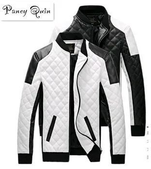 2017 new men Leather Jackets coats black white men Leather Jaquetas Jackets coat Winter Leather Suede basic Jacket
2017 new men Leather Jackets coats black white men Leather Jaquetas Jackets coat Winter Leather Suede basic Jacket