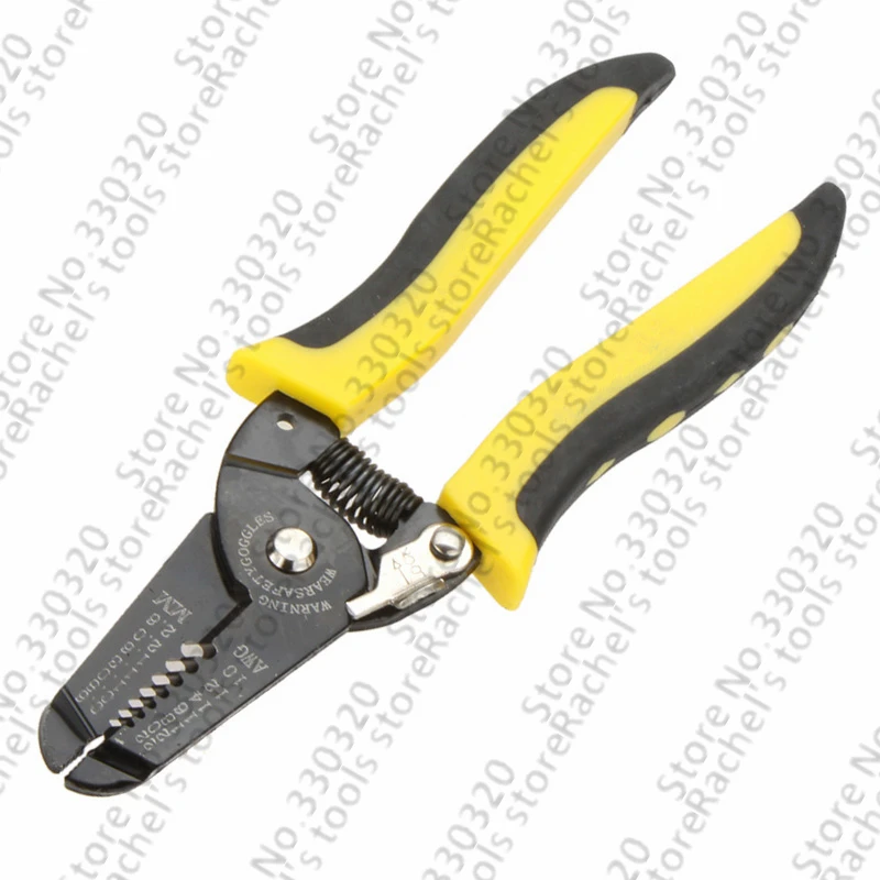 Precise Wire Stripper/Cutter Tool Clamp & Wire Cable Cutter Plier Tool Stripping 22-10AWG
Precise Wire Stripper/Cutter Tool Clamp & Wire Cable Cutter Plier Tool Stripping 22-10AWG