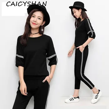 New Summer Women Sets Vestido Fashion Plus Size Casual Loose Half T-Shirt +Calf-Length Pants Two Piece For Women Large Size Suit
New Summer Women Sets Vestido Fashion Plus Size Casual Loose Half T-Shirt +Calf-Length Pants Two Piece For Women Large Size Suit