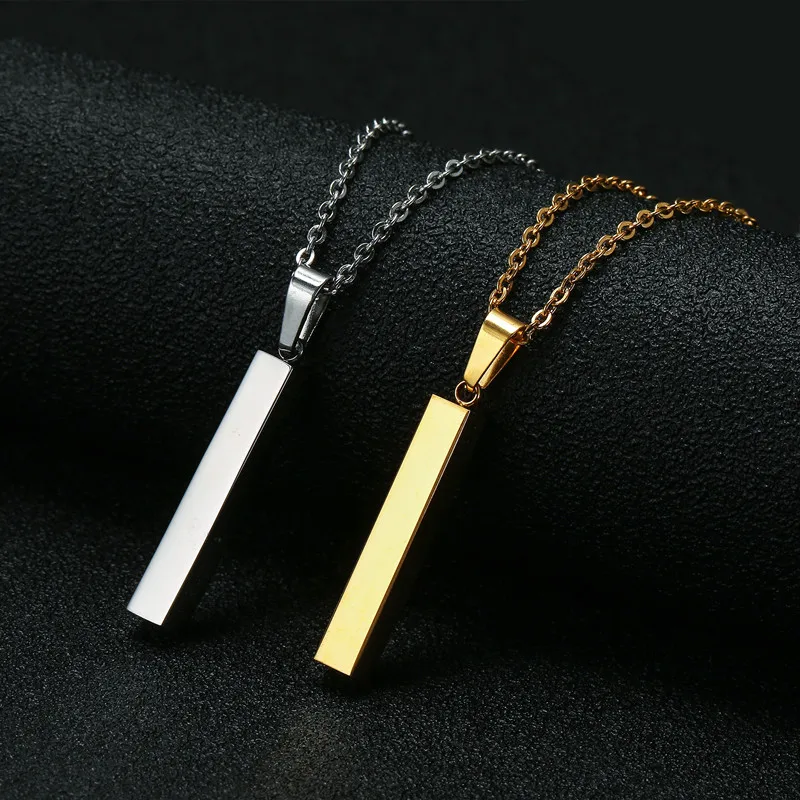 Silver Gold Tone Personalized Custom Engrave Name Stainless Steel Solid Bar Charm - Custom Made with Any Name Dropshipping
Silver Gold Tone Personalized Custom Engrave Name Stainless Steel Solid Bar Charm - Custom Made with Any Name Dropshipping