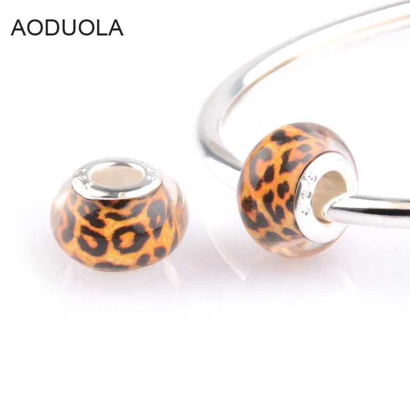 AODUOLA 10pcs Europe Leopard grain bead Fit Style Crystal Charm Bracelet & Bangle fashion women jewelry SZ-19
AODUOLA 10pcs Europe Leopard grain bead Fit Style Crystal Charm Bracelet & Bangle fashion women jewelry SZ-19