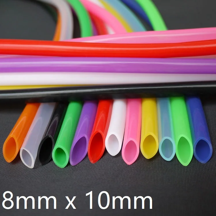 Colorful Flexible Silicone Tube ID 8mm x 10mm OD Food Grade Non-toxic Drink Water Rubber Hose Milk Beer Soft Pipe Connector
Colorful Flexible Silicone Tube ID 8mm x 10mm OD Food Grade Non-toxic Drink Water Rubber Hose Milk Beer Soft Pipe Connector