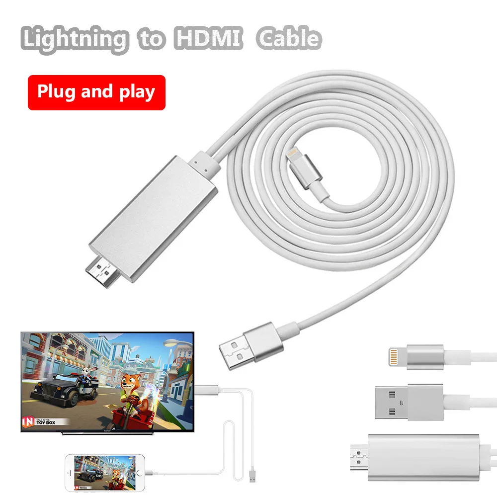 HDMI to VGA Adapter Male to Female Digital To Analog 1080P Video Audio Cable For TV iPhone iPad lightning hdmi Projector HDTV
HDMI to VGA Adapter Male to Female Digital To Analog 1080P Video Audio Cable For TV iPhone iPad lightning hdmi Projector HDTV