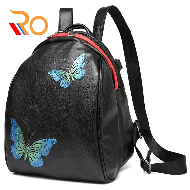 Genuine Leather Butterfly Backpack women's Shell Bag Multi Functional Shoulder Strap Cute School Bag Hot Travel Bags
Genuine Leather Butterfly Backpack women's Shell Bag Multi Functional Shoulder Strap Cute School Bag Hot Travel Bags