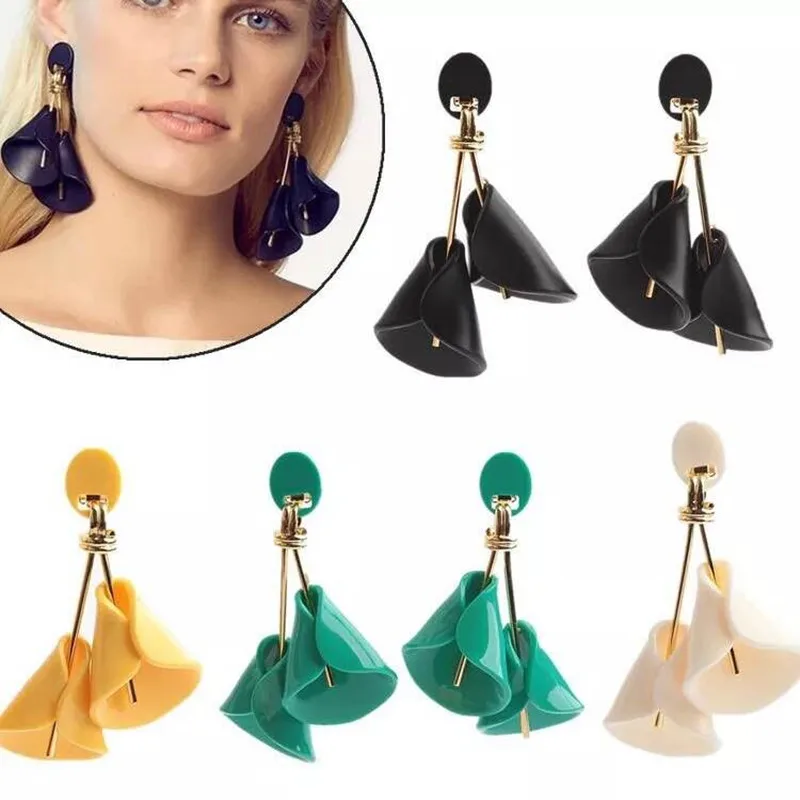 Amybaby Luxury Fashion Calla Lily Flower Crystal Resin Womens Beautiful Clip Earring Enamelled Glaze Jewelry For Party
Amybaby Luxury Fashion Calla Lily Flower Crystal Resin Womens Beautiful Clip Earring Enamelled Glaze Jewelry For Party