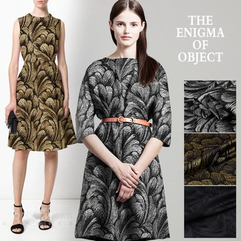 145cm wide fashion jacquard fabric gold and silver line jacquard fashion clothes autumn and winter three - dimensional jacquard
145cm wide fashion jacquard fabric gold and silver line jacquard fashion clothes autumn and winter three - dimensional jacquard