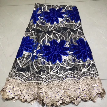 Tollola Blue African Guipure Lace Fabric 2019 High Quality Embroidered French Tulle Mesh Lace Fabric Nigerian Velvet For Wedding
Tollola Blue African Guipure Lace Fabric 2019 High Quality Embroidered French Tulle Mesh Lace Fabric Nigerian Velvet For Wedding