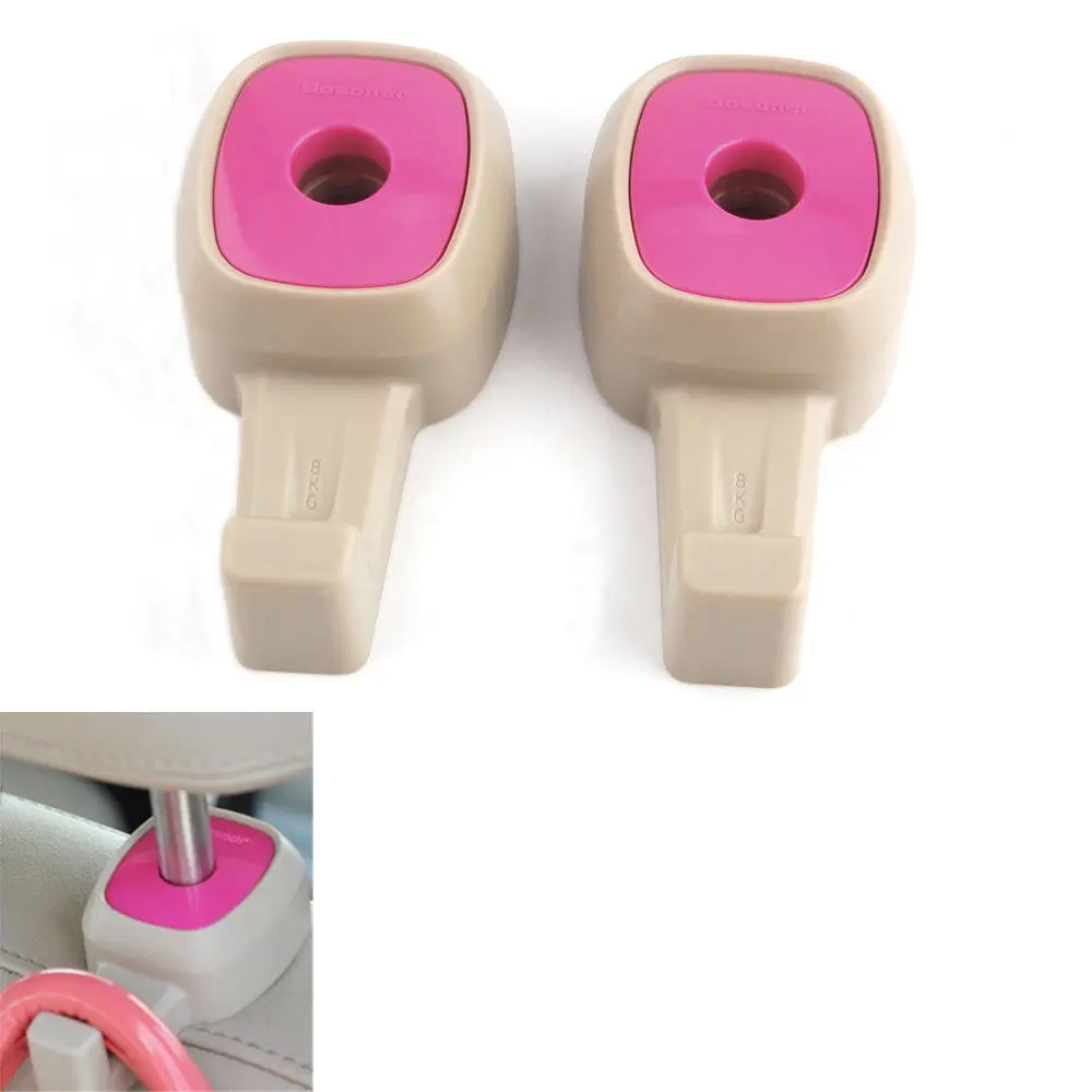 BBQ@FUKA Pink Car Back Seat Headrest Hanger Coat Grocery Bag Holder Hooks 2x Fit For Honda Acura VW Audi Ford Chevrolet ect.
BBQ@FUKA Pink Car Back Seat Headrest Hanger Coat Grocery Bag Holder Hooks 2x Fit For Honda Acura VW Audi Ford Chevrolet ect.
