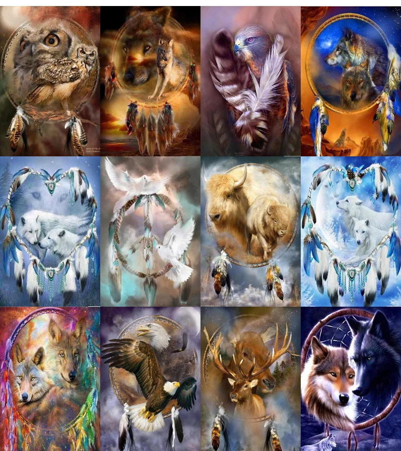 5d full square diamond embroidery Wolf deer eagle Pigeon cow feather diamond painting cross stitch diamond sets home decorative
5d full square diamond embroidery Wolf deer eagle Pigeon cow feather diamond painting cross stitch diamond sets home decorative