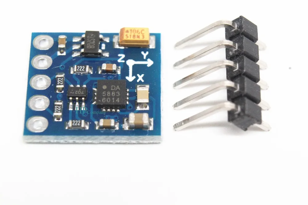 GY-271 GY 271 HMC5883L I2C IIC Board Three 3 Triple Axis Magnetic Field Compass Magnetometer Sensor Module For Arduino 3V-5V
GY-271 GY 271 HMC5883L I2C IIC Board Three 3 Triple Axis Magnetic Field Compass Magnetometer Sensor Module For Arduino 3V-5V