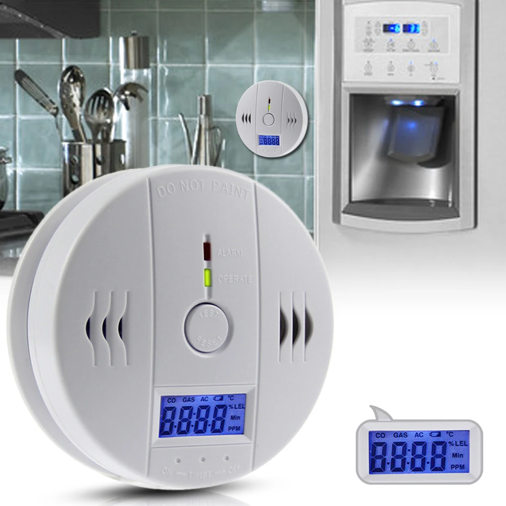 LCD Photoelectric Carbon Monoxide Home Security Protection 85dB Warning High Sensitive Independent CO Gas Sensor Detector Alarm
LCD Photoelectric Carbon Monoxide Home Security Protection 85dB Warning High Sensitive Independent CO Gas Sensor Detector Alarm