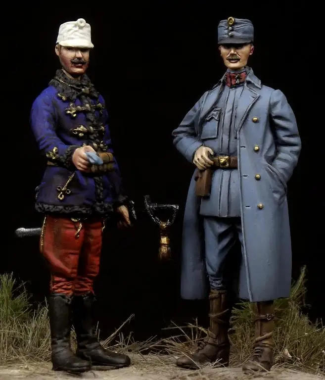 1/35 Resin Figure Model Kits WWI Austro-Hungarian OfficerS (2 figures) Unassambled Unpainted 557
1/35 Resin Figure Model Kits WWI Austro-Hungarian OfficerS (2 figures) Unassambled Unpainted 557