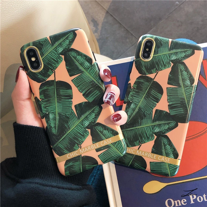 vitality Plants leaves phone Case For iPhone XS Max XR XS Glossy soft silicon Golden edge case for iphone 6 6s 7 8 plus cover
vitality Plants leaves phone Case For iPhone XS Max XR XS Glossy soft silicon Golden edge case for iphone 6 6s 7 8 plus cover