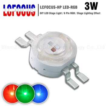 High Power LED Chip 3W RGB COB SMD Diode 1W Red Green Blue 4 Pin Full Color For LED Stage Light Landscape Lighting Effect
High Power LED Chip 3W RGB COB SMD Diode 1W Red Green Blue 4 Pin Full Color For LED Stage Light Landscape Lighting Effect
