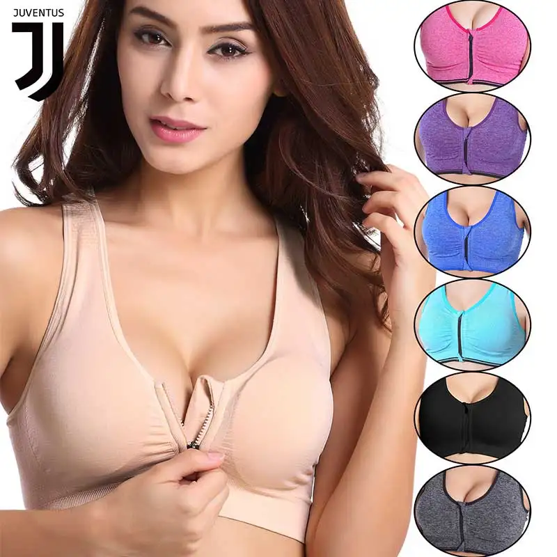 JUVENTUS Women Sport Bra One Piece Full Cup Push Up Bra Running Jogging Fitness Yoga Bra Breathable Shockproof Zipper Sports Bra
JUVENTUS Women Sport Bra One Piece Full Cup Push Up Bra Running Jogging Fitness Yoga Bra Breathable Shockproof Zipper Sports Bra