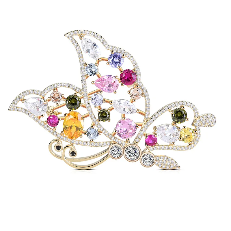 2019 Beautiful AAA Zircon Butterfly Brooches for Women Accessories Creative Insect Rhinestone Brooch Pin Jewelry Broches Mujer
2019 Beautiful AAA Zircon Butterfly Brooches for Women Accessories Creative Insect Rhinestone Brooch Pin Jewelry Broches Mujer