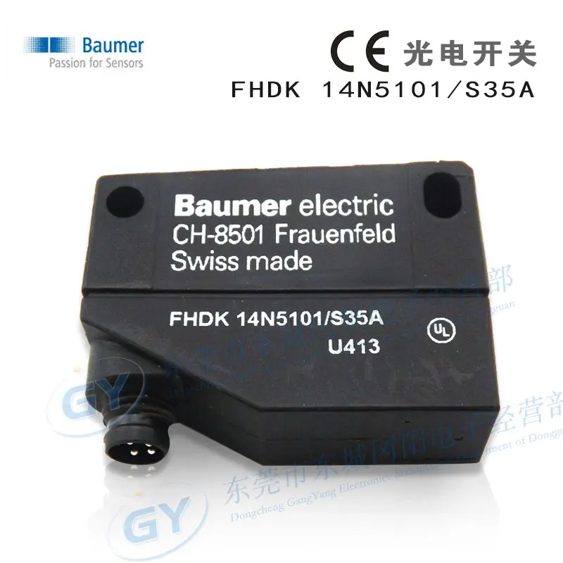 Authentic original German Baumer diffuse photoelectric - switch FHDK 14 n5101 S35A
Authentic original German Baumer diffuse photoelectric - switch FHDK 14 n5101 S35A