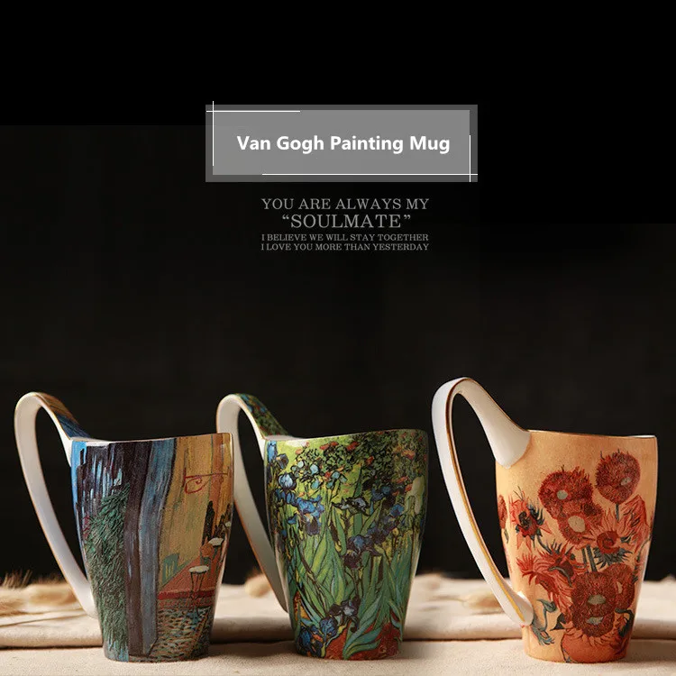 600ml Van Gogh painted ceramic Mug large capacity couples mug personality creative bone porcelain mug free shipping
600ml Van Gogh painted ceramic Mug large capacity couples mug personality creative bone porcelain mug free shipping