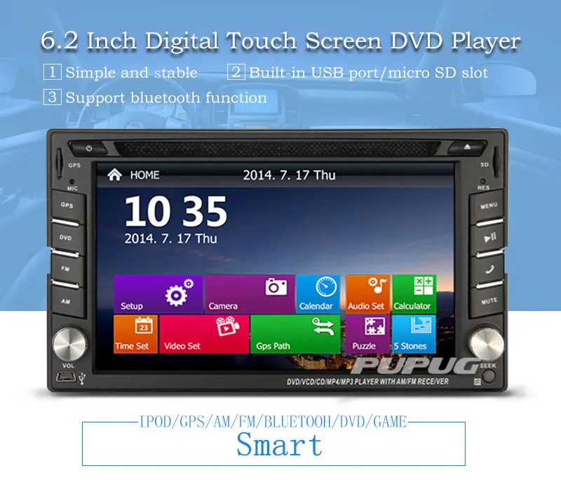 Rear camera Included+2 din car dvd cd player autoradio 800*480 Digital Touch Screen Head Unit support GPS Navigation/IPOD
Rear camera Included+2 din car dvd cd player autoradio 800*480 Digital Touch Screen Head Unit support GPS Navigation/IPOD