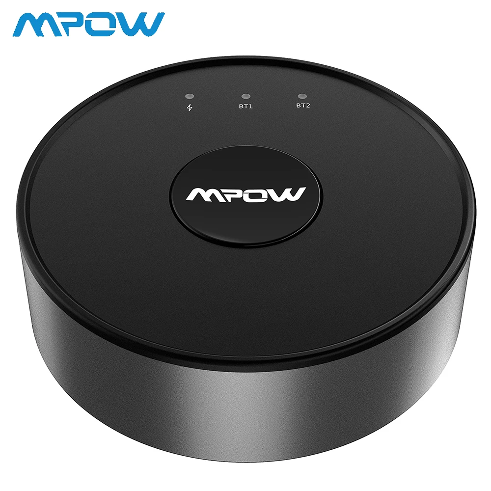 Mpow Bluetooth 5.0 Transmitter aptX-LL Wireless Audio Adapter 50ft/15m Long Range Dual Link Bluetooth Audio Adapter for TV
Mpow Bluetooth 5.0 Transmitter aptX-LL Wireless Audio Adapter 50ft/15m Long Range Dual Link Bluetooth Audio Adapter for TV
