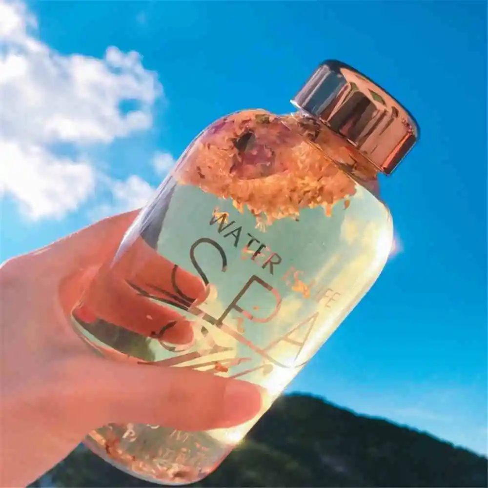 Ins Korea Creative Clear Spa Bottles Fruit Tea Glass Bottle Sport Large Capacity Sports Water Bottle
Ins Korea Creative Clear Spa Bottles Fruit Tea Glass Bottle Sport Large Capacity Sports Water Bottle