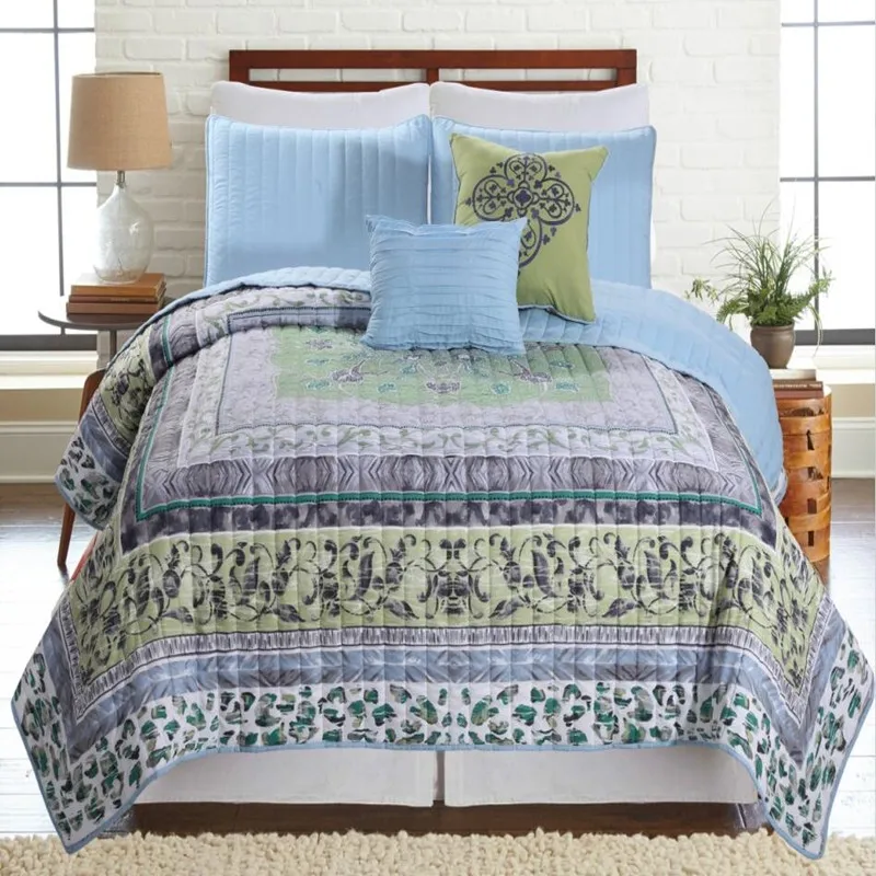 Quality America style Quilt Set 3PCS Coverlet /Quilts Quilted Bedspread Bed Cover Sheets Pillowcase
Quality America style Quilt Set 3PCS Coverlet /Quilts Quilted Bedspread Bed Cover Sheets Pillowcase
