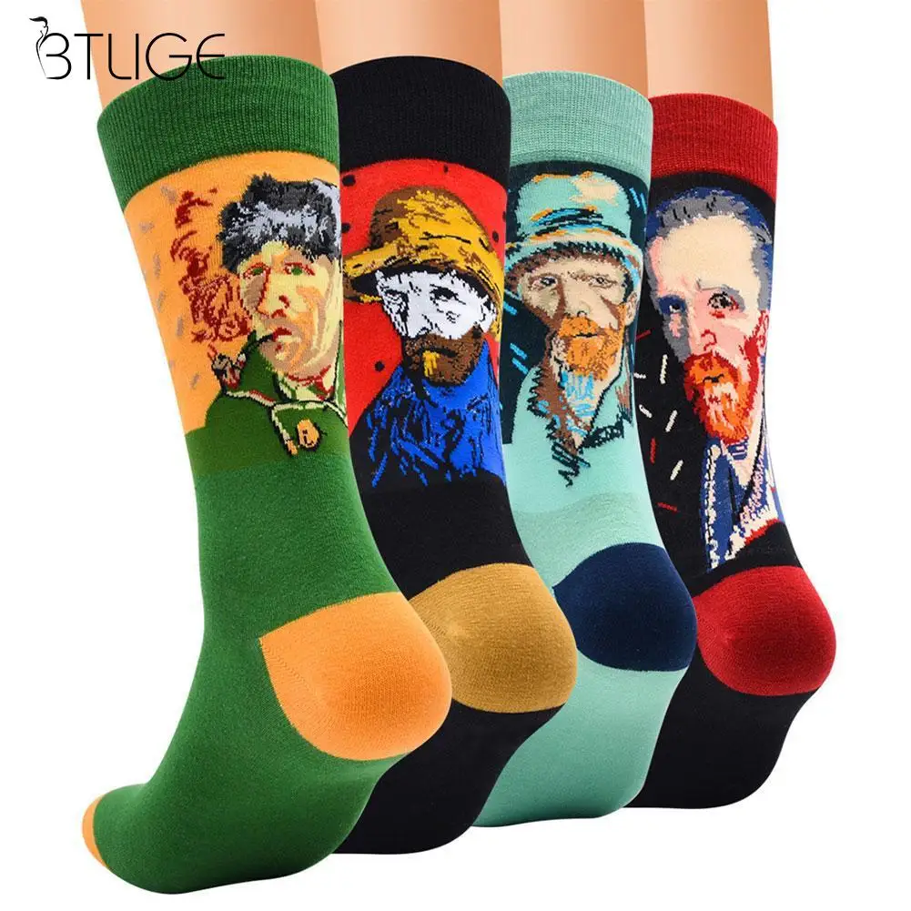Oil Painting Mens Cotton Socks Soft Breathable Summer Casual Art Van Gogh Mural Painting Crew Socks Print Cotton Socks
Oil Painting Mens Cotton Socks Soft Breathable Summer Casual Art Van Gogh Mural Painting Crew Socks Print Cotton Socks