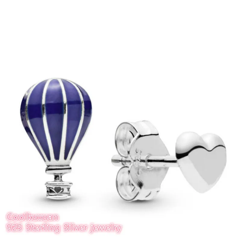 2019 Summer 100% 925 Sterling Silver Hot Air Balloon & Heart Stud Earrings Original European Style Brand woman Jewelry
2019 Summer 100% 925 Sterling Silver Hot Air Balloon & Heart Stud Earrings Original European Style Brand woman Jewelry