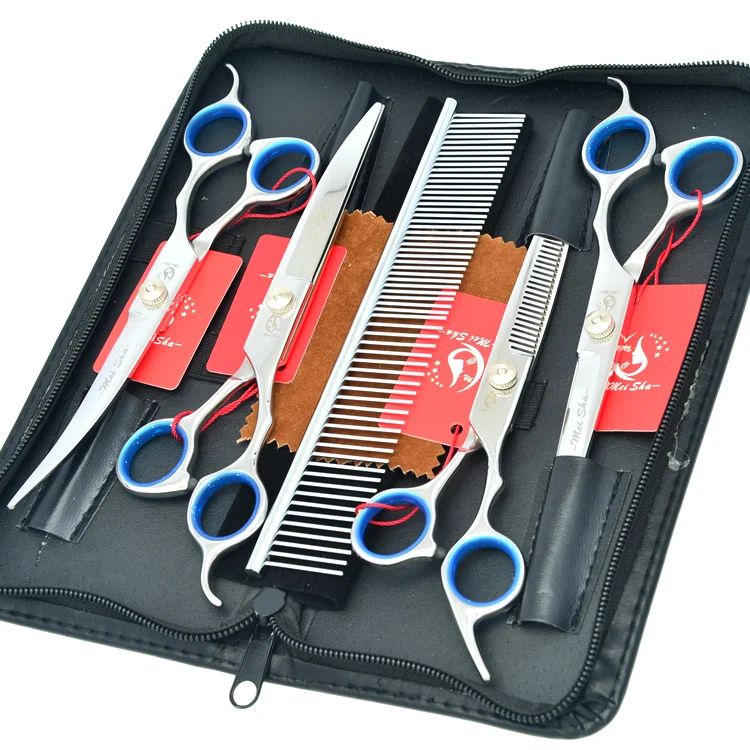 7.0" Professional Pet Scissors for Dog Grooming Stainless Steel Straight Curved Cutting Shears 6.5" Cat Thinning Clipper HB0061
7.0" Professional Pet Scissors for Dog Grooming Stainless Steel Straight Curved Cutting Shears 6.5" Cat Thinning Clipper HB0061
