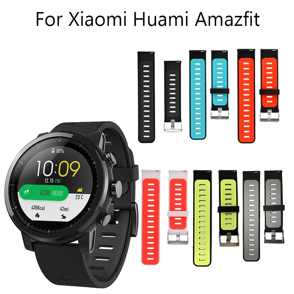 22mm Sports Silicone Wrist Strap bands for Xiaomi Huami Amazfit Bip BIT PACE Lite Youth Smart Watch Replacement Band Smartwatch
22mm Sports Silicone Wrist Strap bands for Xiaomi Huami Amazfit Bip BIT PACE Lite Youth Smart Watch Replacement Band Smartwatch