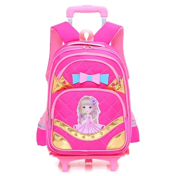 New Removable Children School Bags with 2/6 Wheels for Girls Trolley Backpack Kids Wheeled Bag Book bag travel luggage Mochila
New Removable Children School Bags with 2/6 Wheels for Girls Trolley Backpack Kids Wheeled Bag Book bag travel luggage Mochila