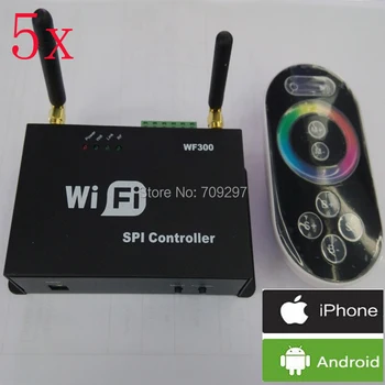 FREE DHL/FEDEX 5 sets/lot ISO Apple/Android system WF300 WiFi Controller for WS2811 WS2812 WS2801 6803 1812 1809 1903 LED Strip
FREE DHL/FEDEX 5 sets/lot ISO Apple/Android system WF300 WiFi Controller for WS2811 WS2812 WS2801 6803 1812 1809 1903 LED Strip