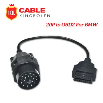 All kinds of Cable for BMW 20pin to 16pin Adaptor 12 Pin OBD 2 Connector Adapter Car Accessories Diagnostic Extension Cable
All kinds of Cable for BMW 20pin to 16pin Adaptor 12 Pin OBD 2 Connector Adapter Car Accessories Diagnostic Extension Cable