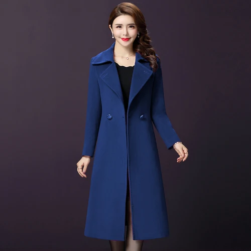 Autumn Korean Version Women Wool Coat New Style Winter Pure Color Double-breasted Xxl Designs Female Simple Fashion Tops
Autumn Korean Version Women Wool Coat New Style Winter Pure Color Double-breasted Xxl Designs Female Simple Fashion Tops