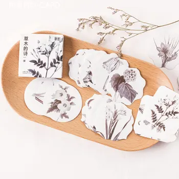 45 pcs/box MO.CARD Simple elegant plant collection hand stickers diy diary scrapbook decoration paper sealing sticker stationery
45 pcs/box MO.CARD Simple elegant plant collection hand stickers diy diary scrapbook decoration paper sealing sticker stationery