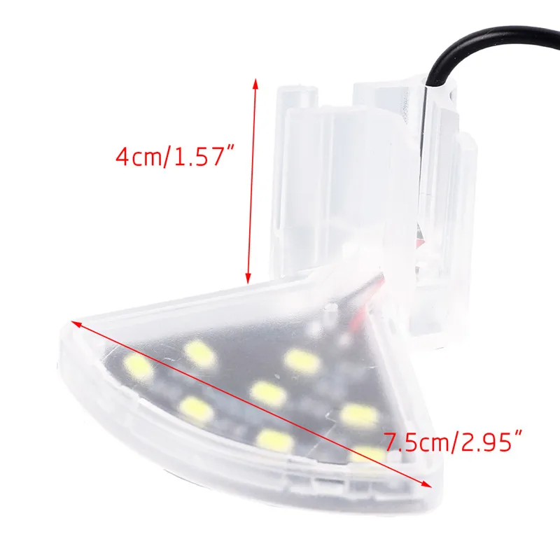 Aquarium LED Light Plants Grow Lighting Fish Tank Waterproof Clip-on Lamp 2