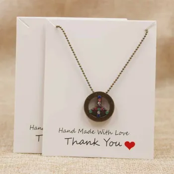 Zerong jewelry 10*8cm Handmade Jewelry tag Cards,DIY Thank you Jewelry necklace packing display tag card 200pcs per lot
Zerong jewelry 10*8cm Handmade Jewelry tag Cards,DIY Thank you Jewelry necklace packing display tag card 200pcs per lot
