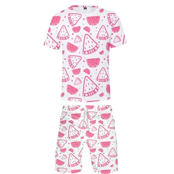 Fruits Summer Theme Harajuku Fashion New 3D Printed Streetwear two piece set O-neck tshirt and shorts Casual Cool Men's Set
Fruits Summer Theme Harajuku Fashion New 3D Printed Streetwear two piece set O-neck tshirt and shorts Casual Cool Men's Set