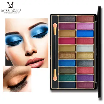 Dropship Miss rose 20 colors eyeshadow palette glitter shimmer pigment powder waterproof long lasting green metallic eyeshadow
Dropship Miss rose 20 colors eyeshadow palette glitter shimmer pigment powder waterproof long lasting green metallic eyeshadow