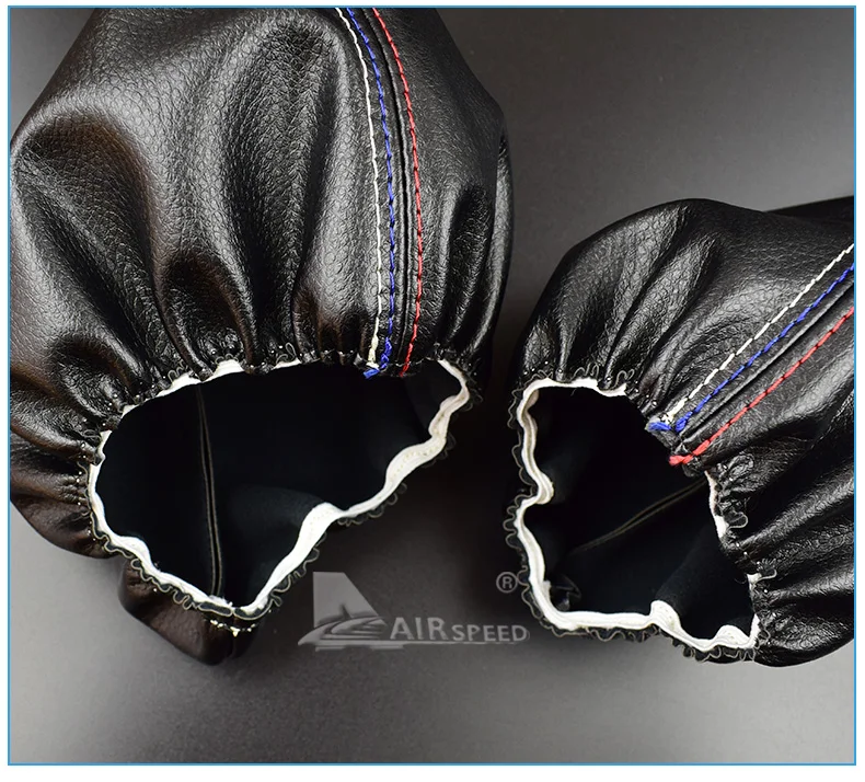 PU Leather Car Gear Shift Lever Collar Boot Covers Handbrake Gaiter for BMW 3 Series E36 E46 M3 E30 E34 Z3 Accessories (8)