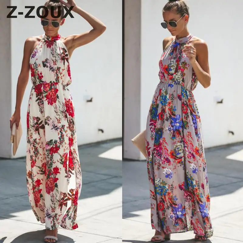 Z-ZOUX Women Dress Sleeveless Print Dresses Temperament Lace Up High Waist Long Dresses Floral Plus Size Summer Dresses 2019 New
Z-ZOUX Women Dress Sleeveless Print Dresses Temperament Lace Up High Waist Long Dresses Floral Plus Size Summer Dresses 2019 New