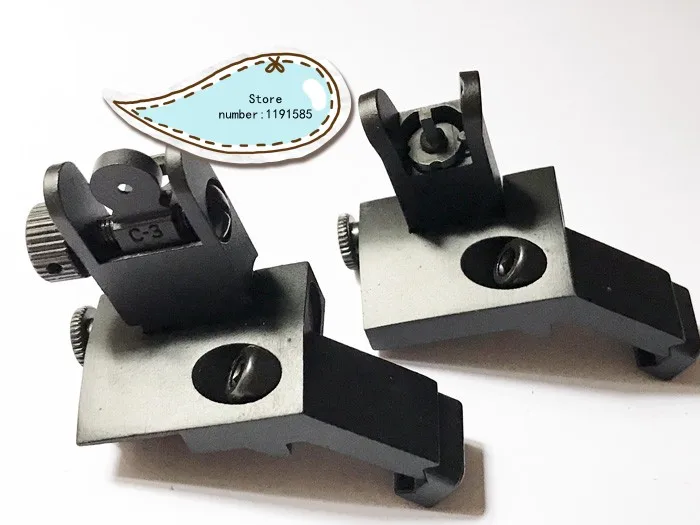 AR15 AR 15 1 Pair Tactical BUIS Front and Rear Iron Sight Flip Up 45 Degree Offset For Rifle Hunting Gun Accessories
AR15 AR 15 1 Pair Tactical BUIS Front and Rear Iron Sight Flip Up 45 Degree Offset For Rifle Hunting Gun Accessories