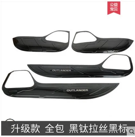 FOR MITSUBISHI outlander 2016-2018 tainless steel 4PCS decorative door anti-kick panel decorative car sticker accessories
FOR MITSUBISHI outlander 2016-2018 tainless steel 4PCS decorative door anti-kick panel decorative car sticker accessories