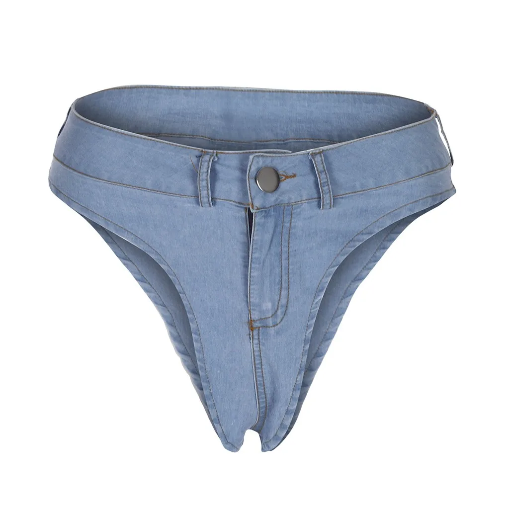 JAYCOSIN Ultra-short triangle denim shorts Women blue high waist summer sexy pocket mini shorts Ladies leg-openings plus size
JAYCOSIN Ultra-short triangle denim shorts Women blue high waist summer sexy pocket mini shorts Ladies leg-openings plus size