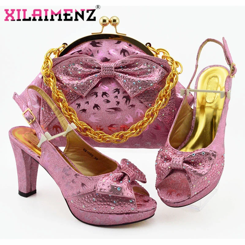 High Quality African Shoes With Matching Bags Set Nigerian Women's Party Shoes and Bag Sets Gold Color Women Sandals And Bag
High Quality African Shoes With Matching Bags Set Nigerian Women's Party Shoes and Bag Sets Gold Color Women Sandals And Bag